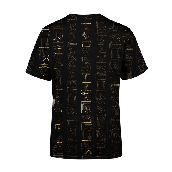 Egyptian Hieroglyphs T-Shirt - Picture 2 of 2